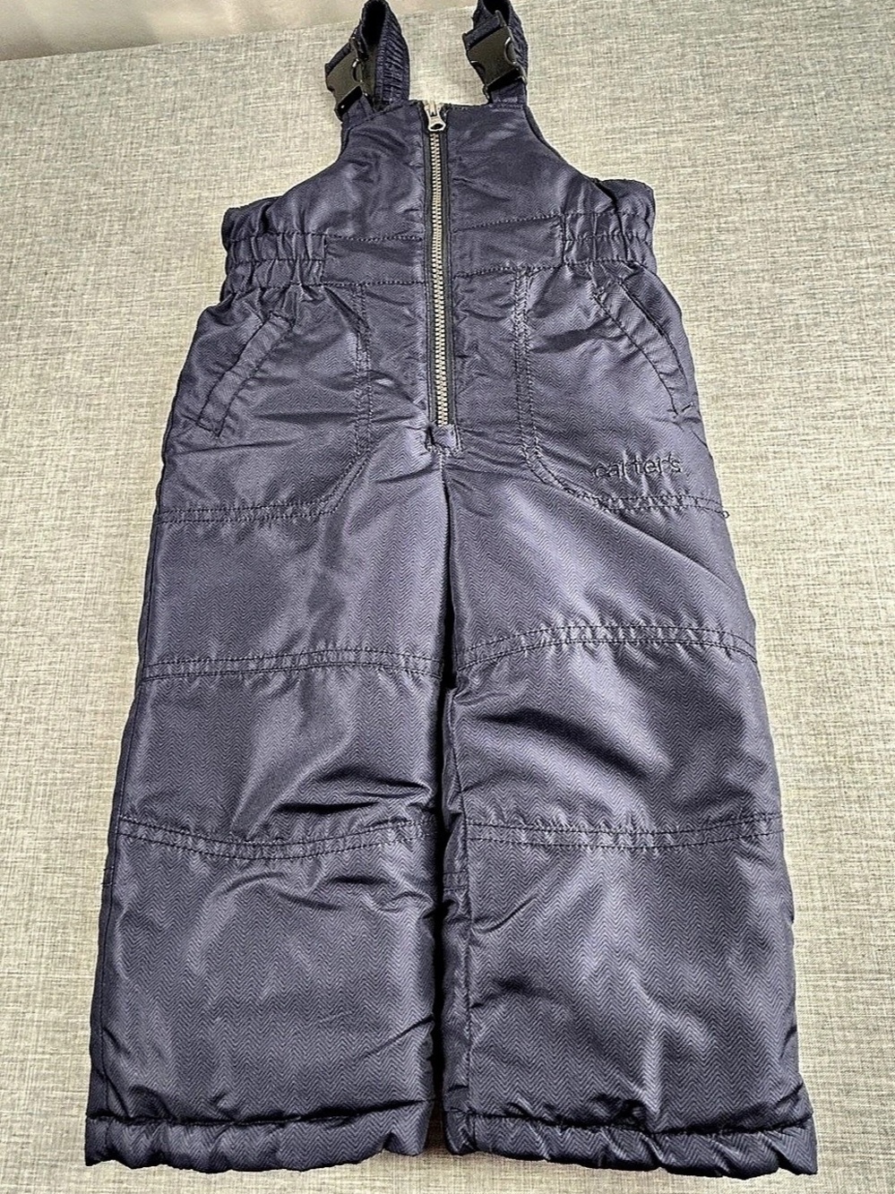 carter's Insulated Snow Bib Overalls Purple 24 Months